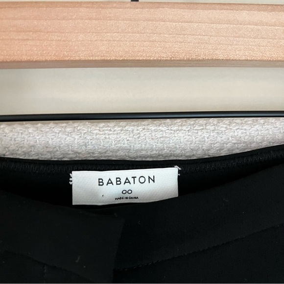 ARITZIA BABATON TOPHER BLACK TROUSERS SIZE 00 - Picture 4 of 8